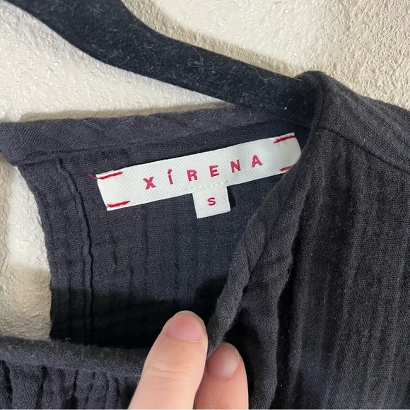 XIRENA Crewneck Cotton Gauze Long Sleeve Blouse Top - Picture 7 of 9